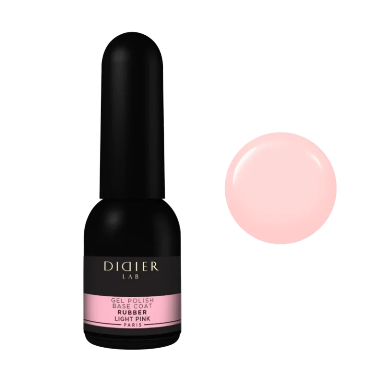 DIDIER LAB MASKUOJANTI KAUČIUKINĖ BAZĖ RUBBER BASE LIGHT PINK 10ML