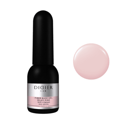 DIDIER LAB STIKLO PLUOŠTO BAZĖ FIBER MILKY PINK 8ML
