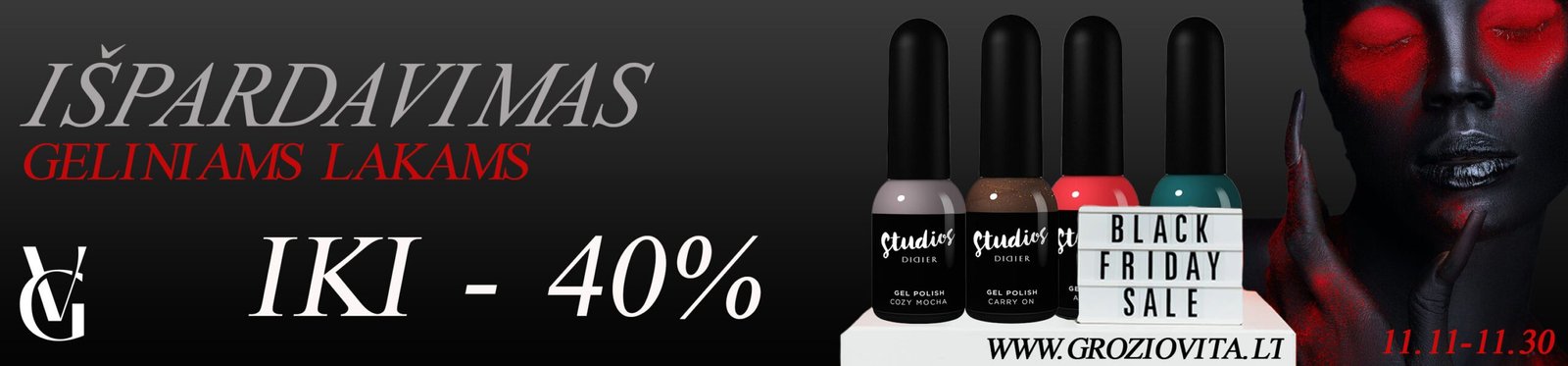 baneris geliniam lakams