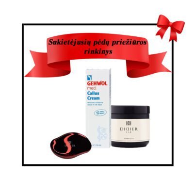 SUKIETĖJUSIŲ PĖDŲ PRIEŽIŪROS RINKINYS