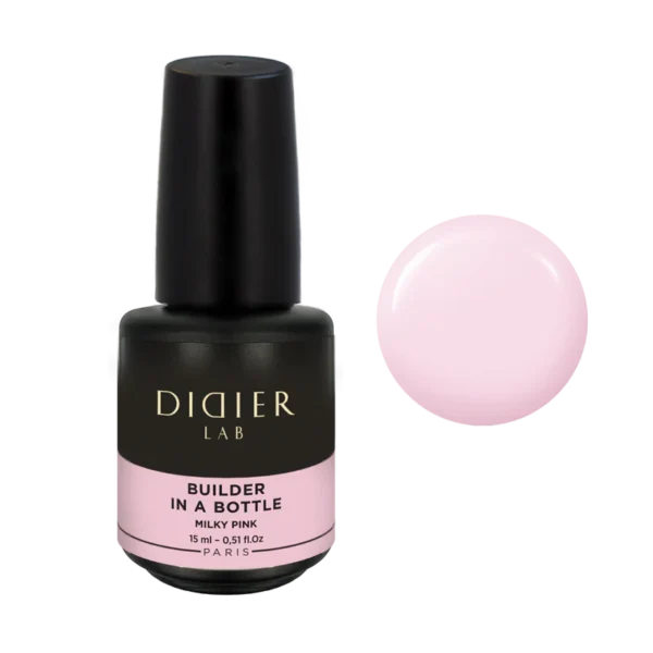 Didier Lab Builder Gel in a bottle, Milky Pink, 15ml 1