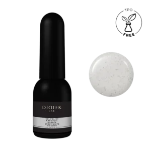 Didier Lab maskuojanti kaučiukinė bazė su folija Rubber Base Foil, Smoky White, 10ml 01