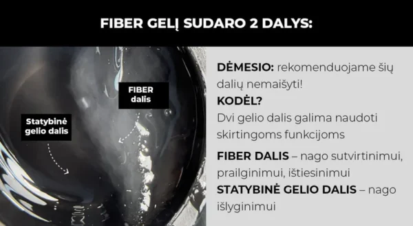 Didier Lab stiklo pluošto fiber gelis, 15g 04