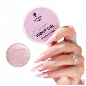 Victoria Vynn gelis SPARKLE PINK EASY FIBER GEL 15ml