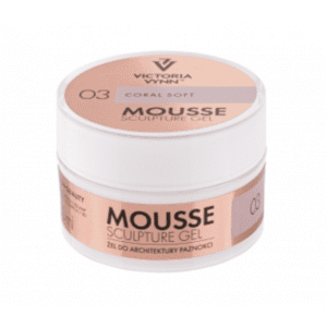 Victoria Vynn tiksotroponis gelis 03 CORAL SOFT MOUSSE SCULPTURE GEL 15ml