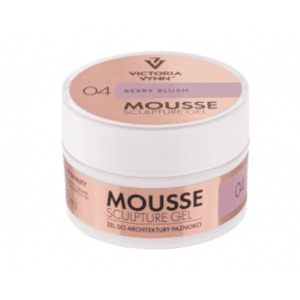 Victoria Vynn tiksotroponis gelis 04 BERRY BLUSH MOUSSE SCULPTURE GEL 15ml